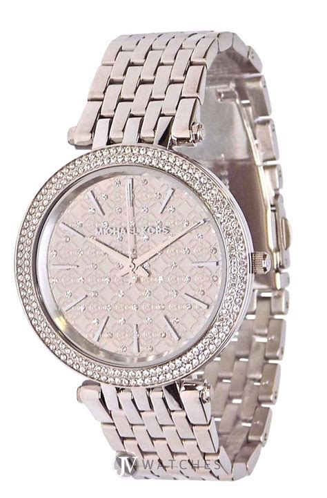 michael kors watch with blue background women's silver|silver designer watches for women.